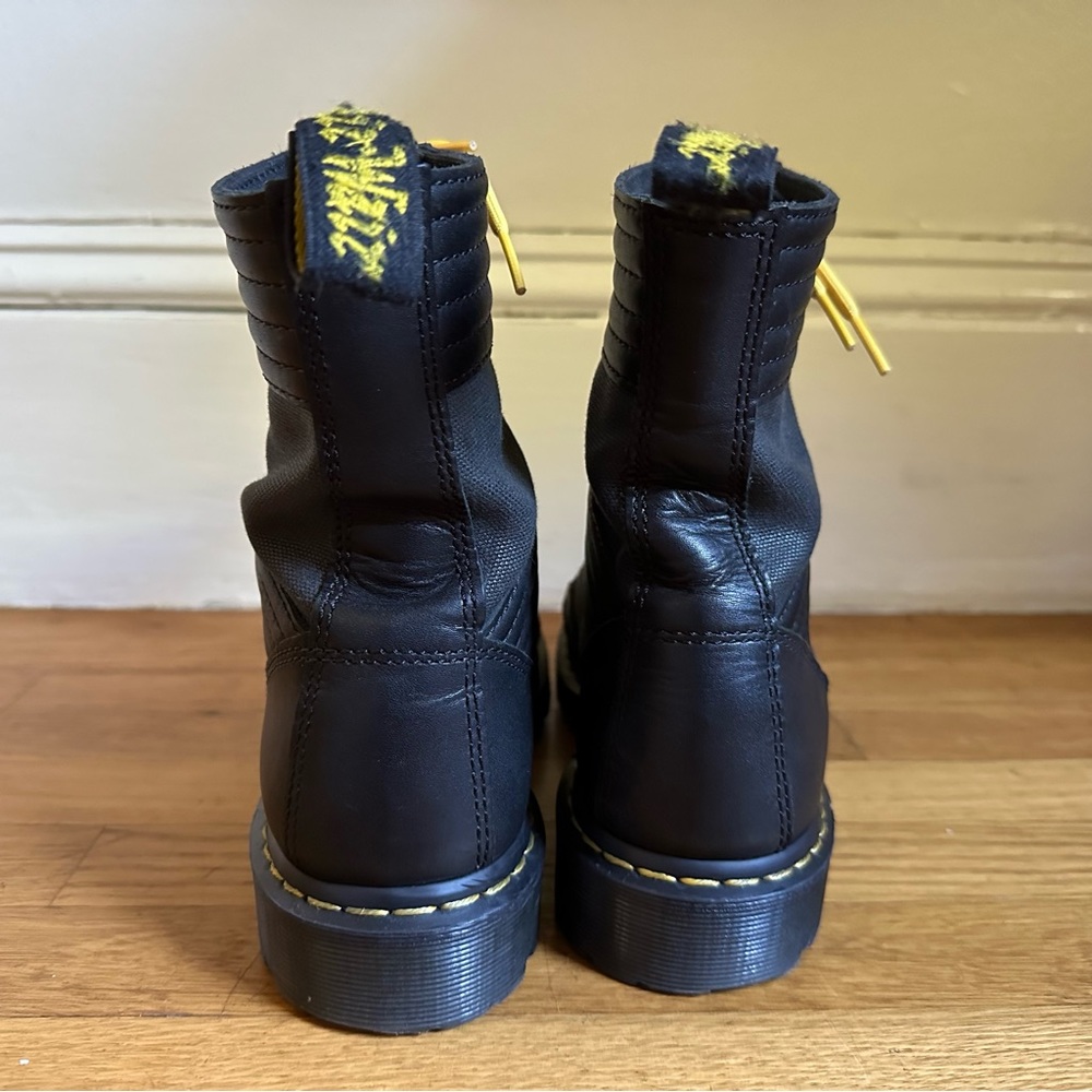 ⚡️DOC Dr. Martens Black Baden Moto 1490 Boots UNISEX UK8 EU42 US: M9 W10 - Picture 6 of 8